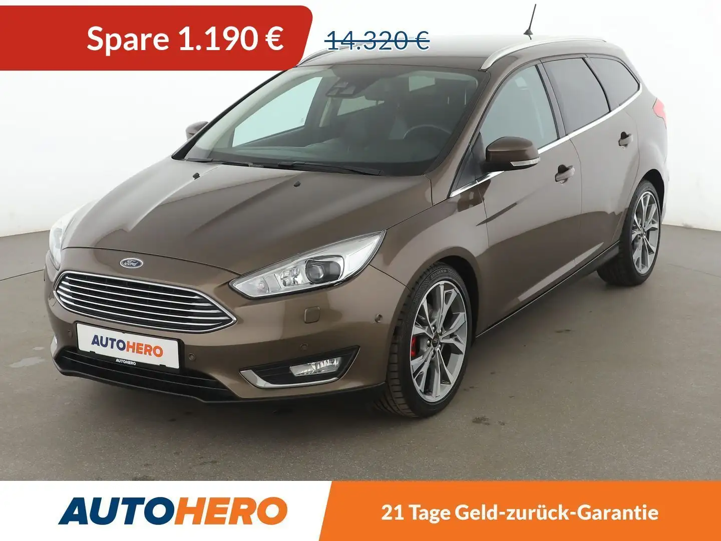 Ford Focus 1.5 EcoBoost Titanium Aut*NAVI*XENON*TEMPO*CAM*PDC Braun - 1