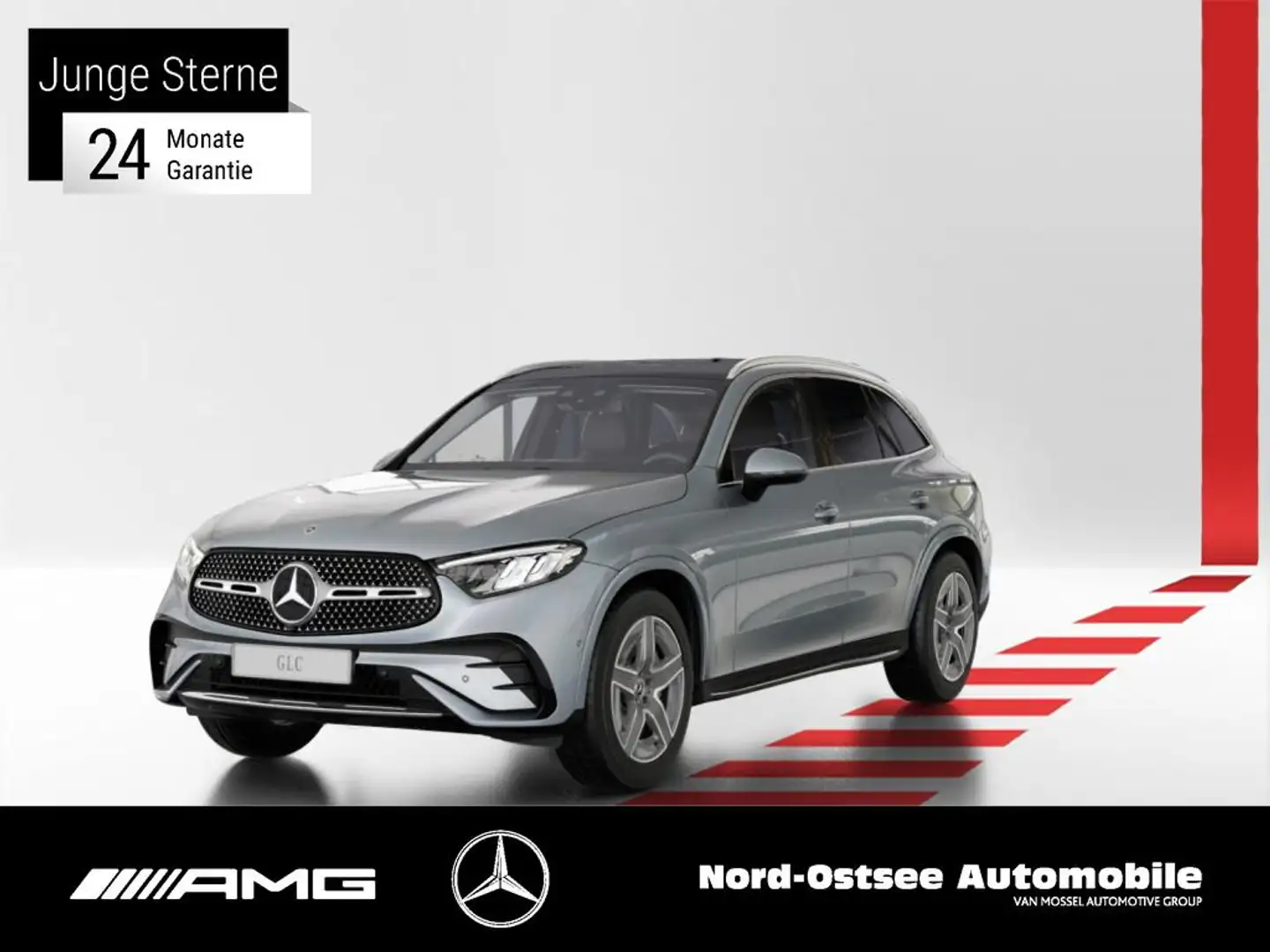Mercedes-Benz GLC 400 e AMG 4M EQ ADV PANO AHK AIRMATIC DISTRO Argent - 1