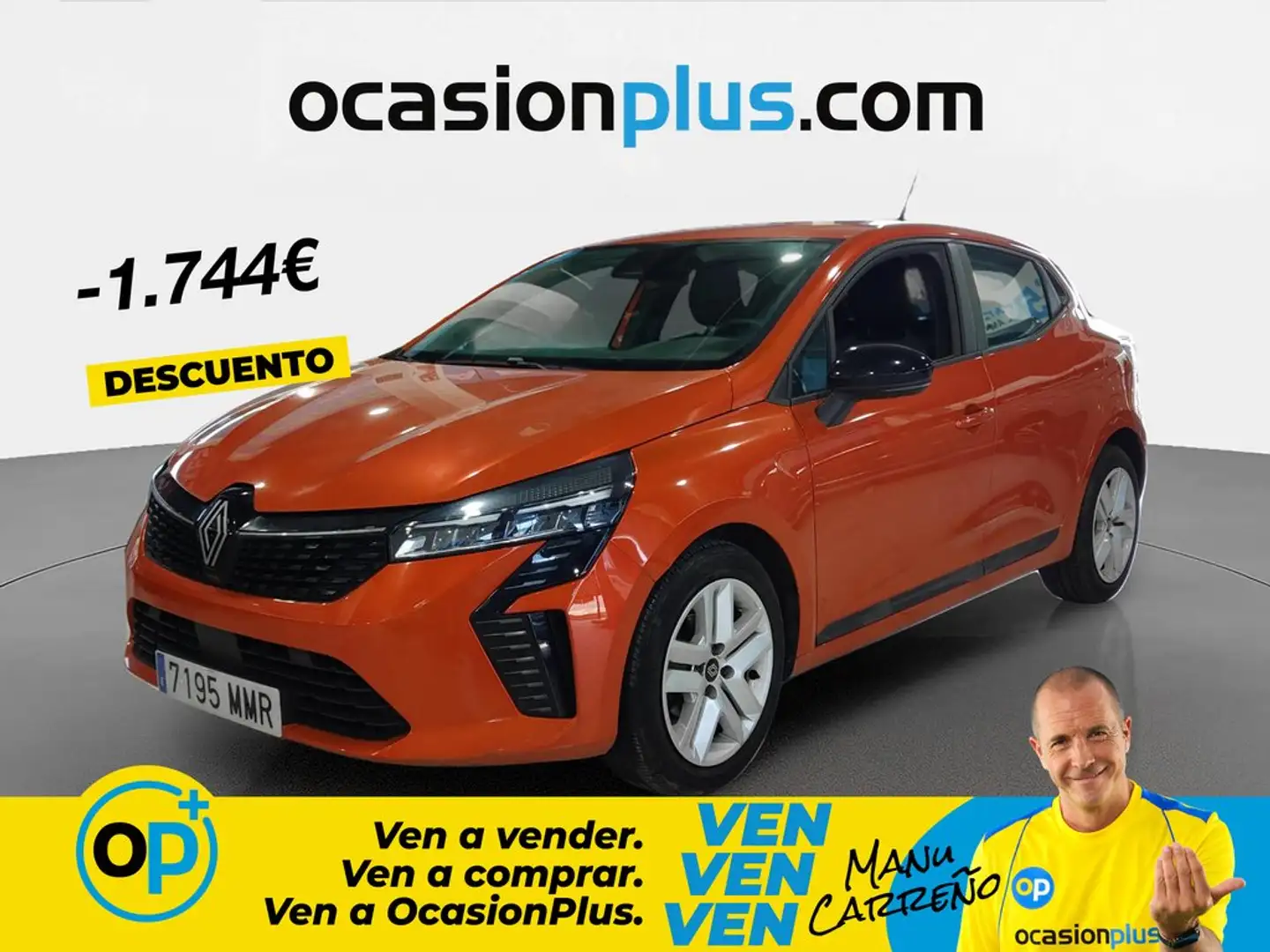 Renault Clio TCe Evolution 67kW Naranja - 1