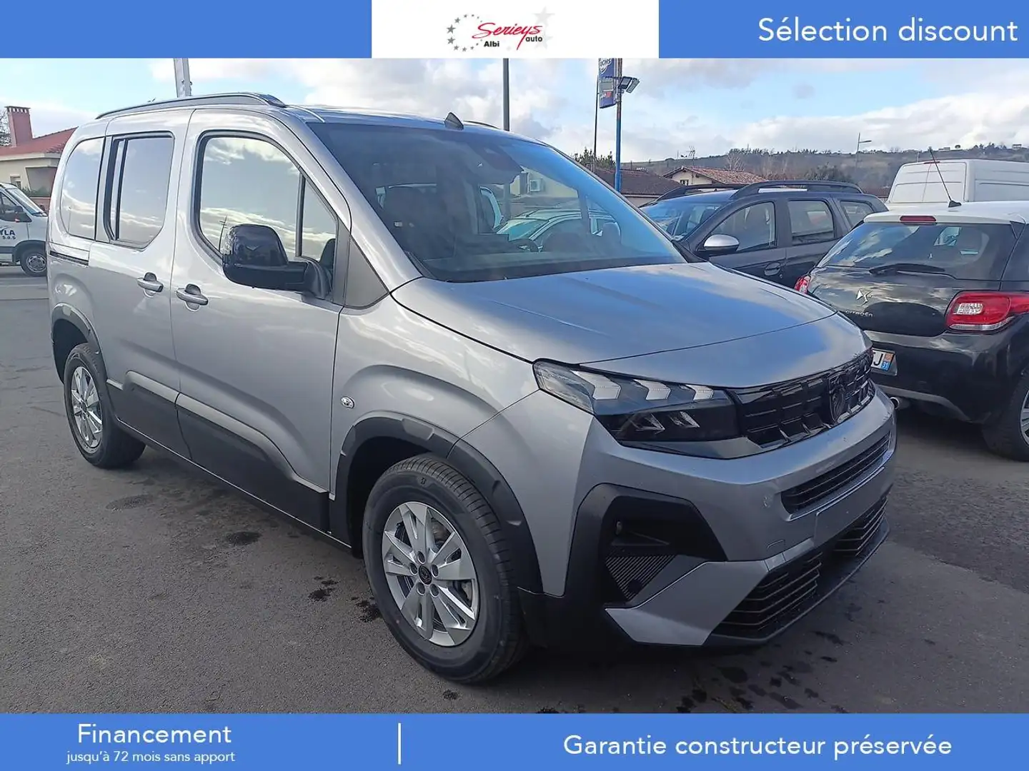 Peugeot Rifter ALLURE BLUEHDI 130 BVM6  PK STYLE+PK TECHNO+CAMERA Gris - 1