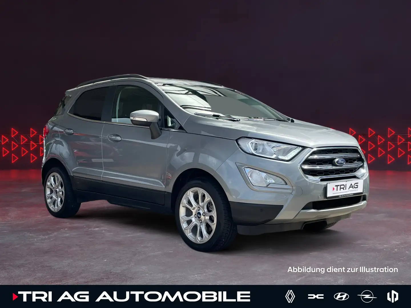 Ford EcoSport 1.0 EcoBoost Titanium  Fahrassistenz-Pa Silber - 1