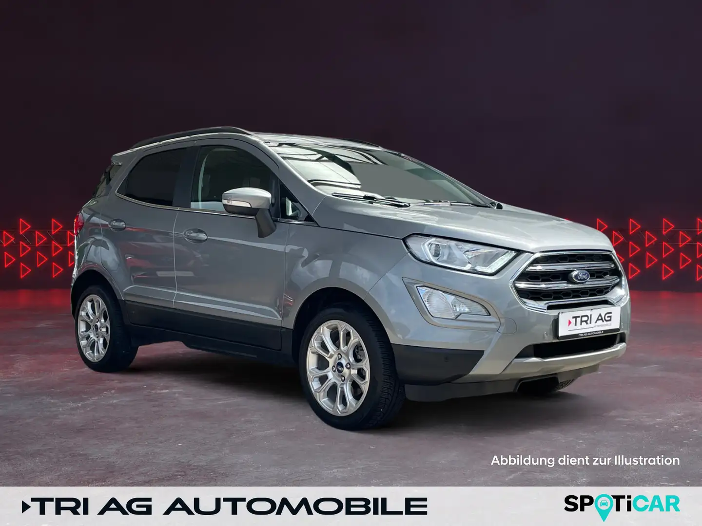 Ford EcoSport 1.0 EcoBoost Titanium  Fahrassistenz-Pa Plateado - 1