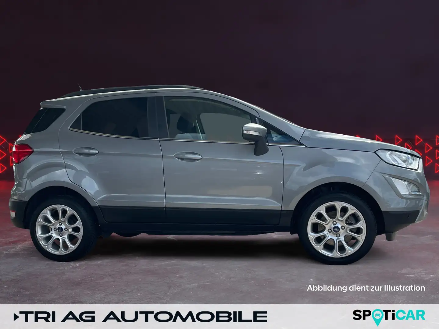 Ford EcoSport 1.0 EcoBoost Titanium  Fahrassistenz-Pa Plateado - 2