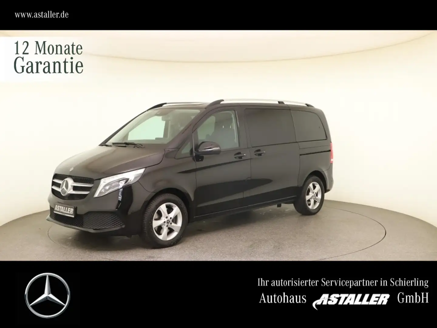 Mercedes-Benz V 300 d 4M Edition Kompakt L1 Sportp+LED+Dist+7S Black - 1