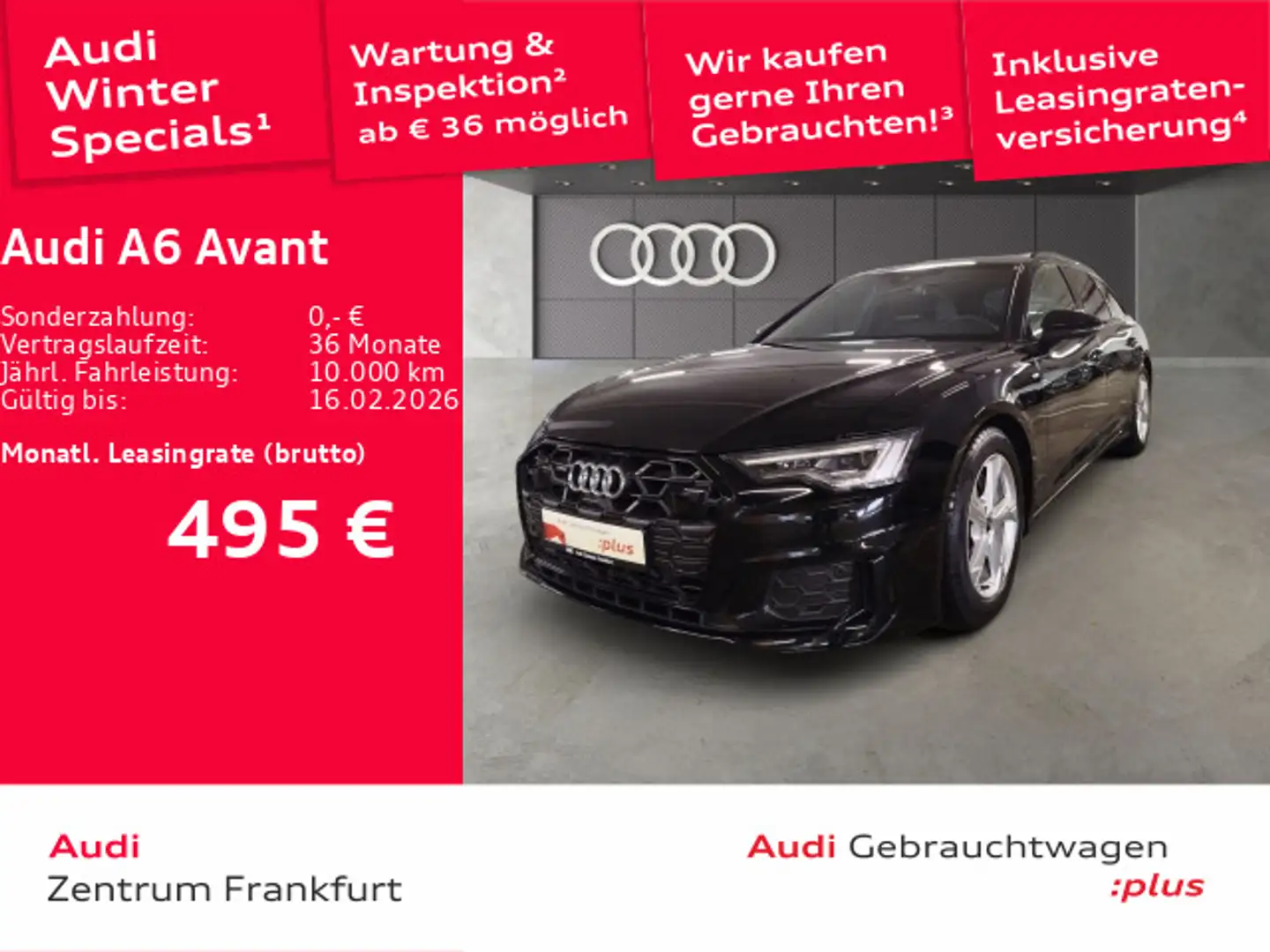 Audi A6 50 TDI quattro tiptronic design S line Schwarz - 1