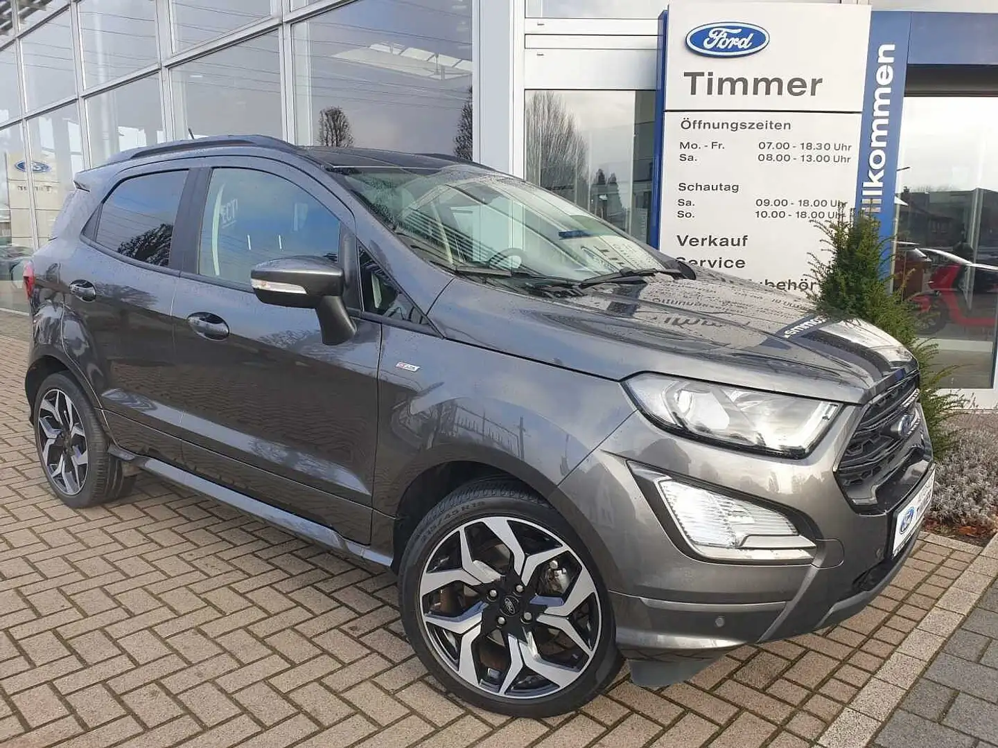 Ford EcoSport 1.0 EcoBoost Aut. ST-Line Grau - 1