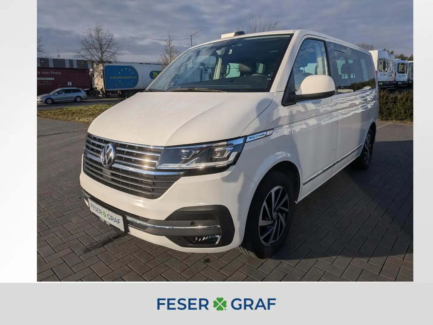 Volkswagen T6.1 Multivan 6.1 Generation Six AHK StdHzg Blanc - 1