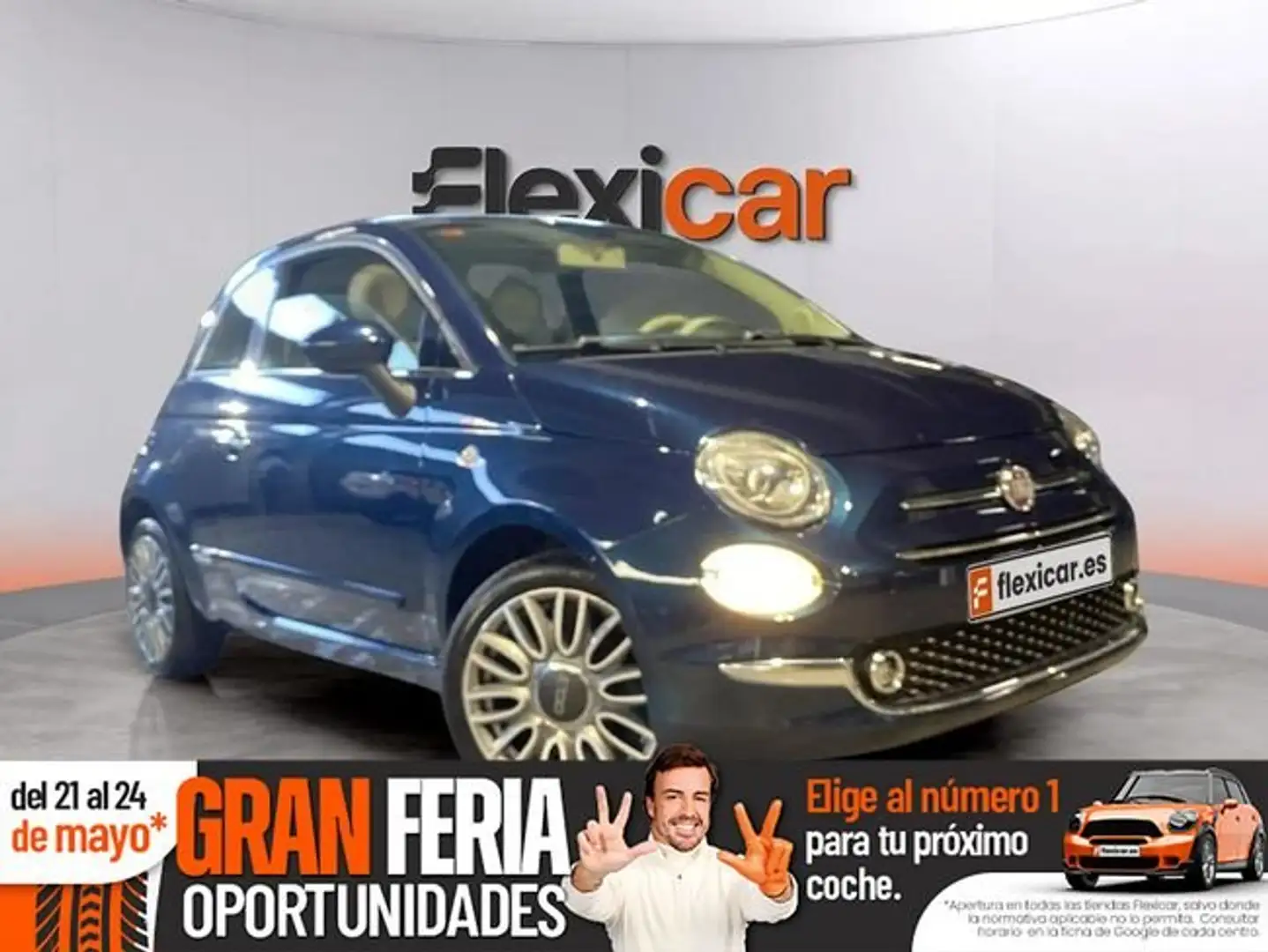 Fiat 500 1.2 Pop Azul - 1