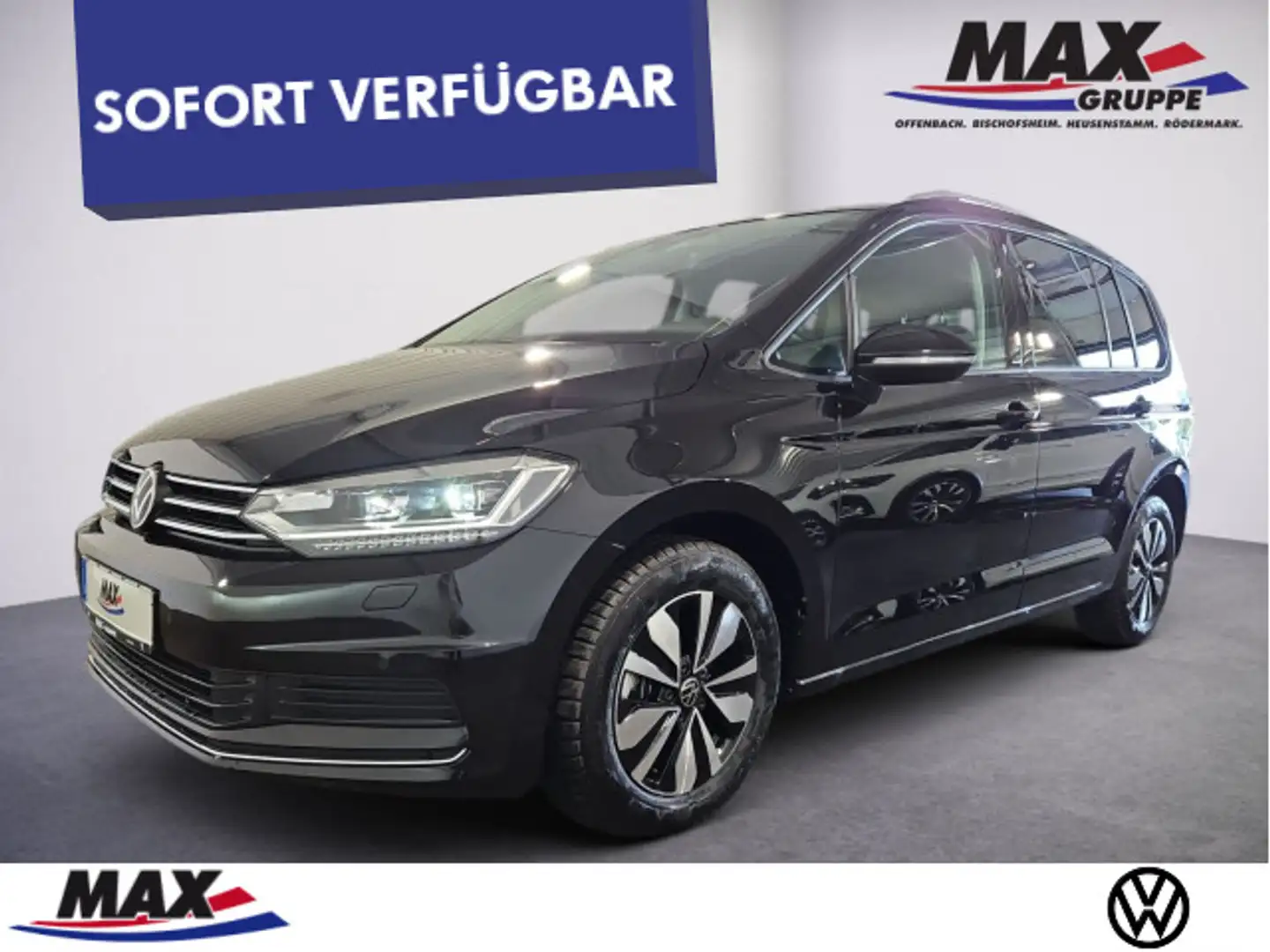 Volkswagen Touran MOVE 1.5 TSI DSG AHK+PANO+7-SITZE+KAMERA+ Noir - 1