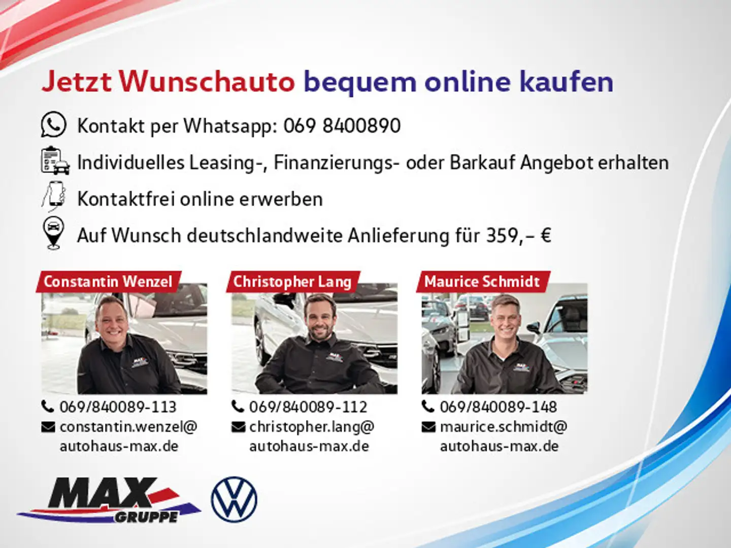 Volkswagen Touran MOVE 1.5 TSI DSG AHK+PANO+7-SITZE+KAMERA+ Noir - 2