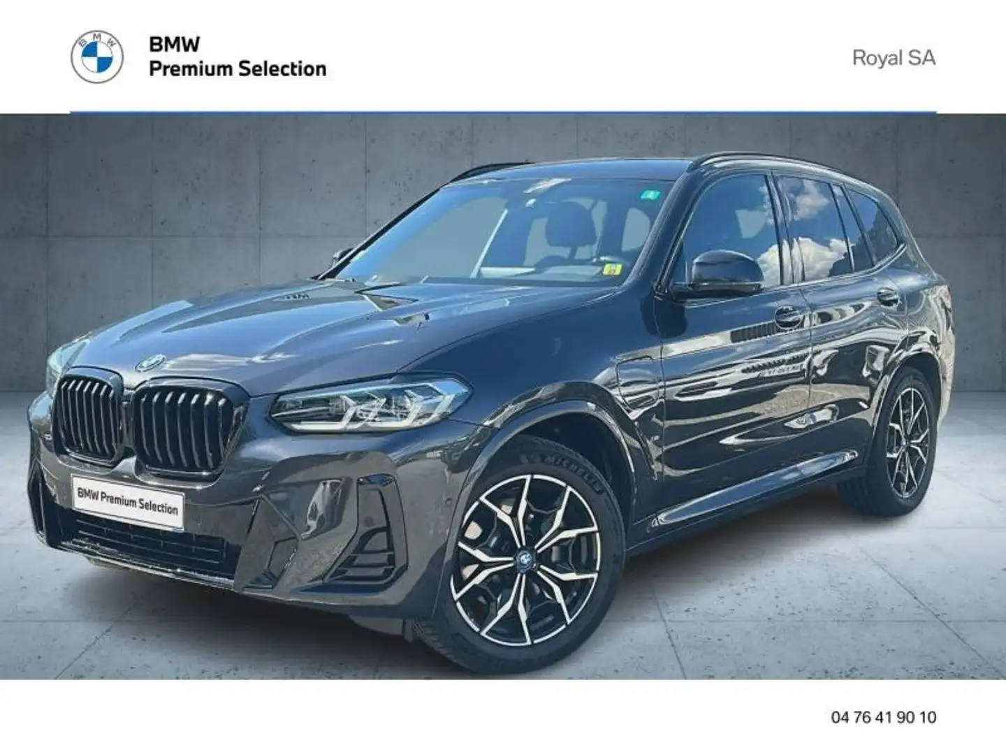 BMW X3 xDrive30e 292ch M Sport Grijs - 1