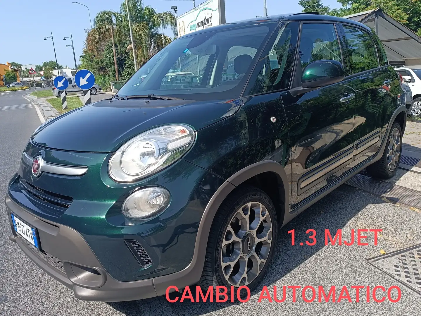 Fiat 500L 500L 1.3 mjt Trekking 95cv dualogic Groen - 1
