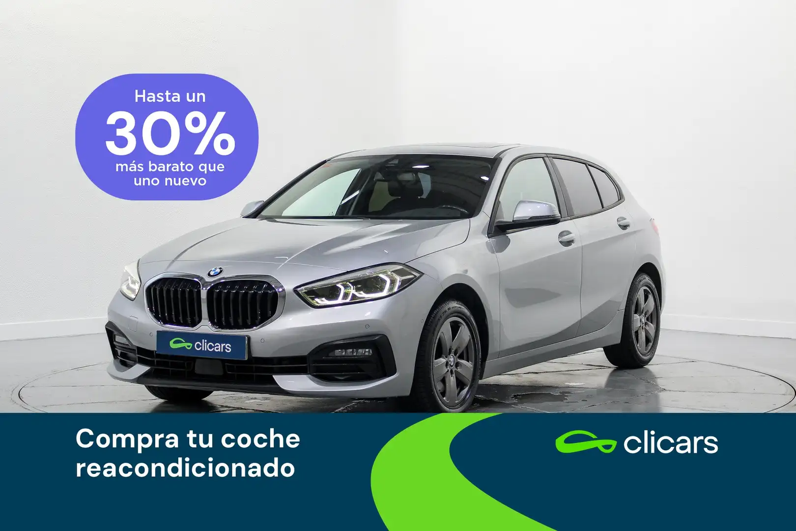 BMW 118 118d Plateado - 1