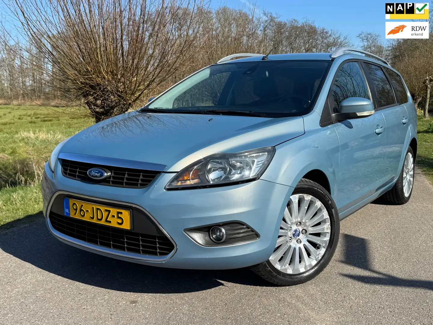 Ford Focus Wagon 2.0 Titanium NAVI AIRCO NAP GOED ONDERHOUDEN Blue - 1
