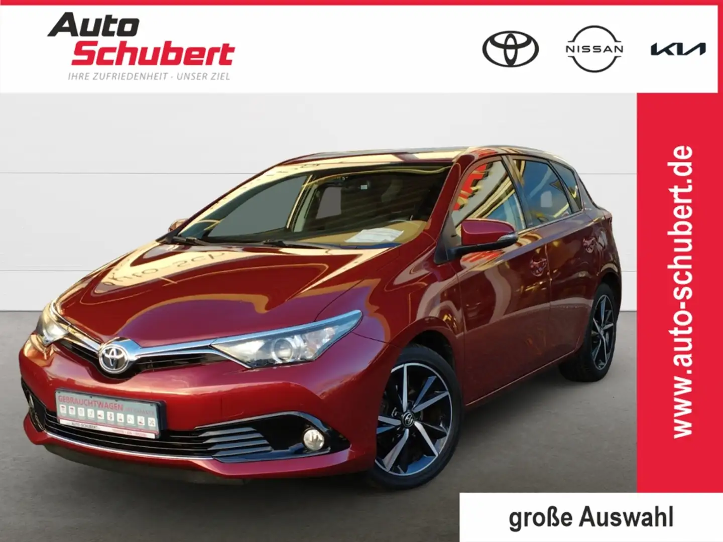 Toyota Auris Edition-S+, 1,2l, Klimaautom SHZ Spurhalteass. Fer Rood - 1