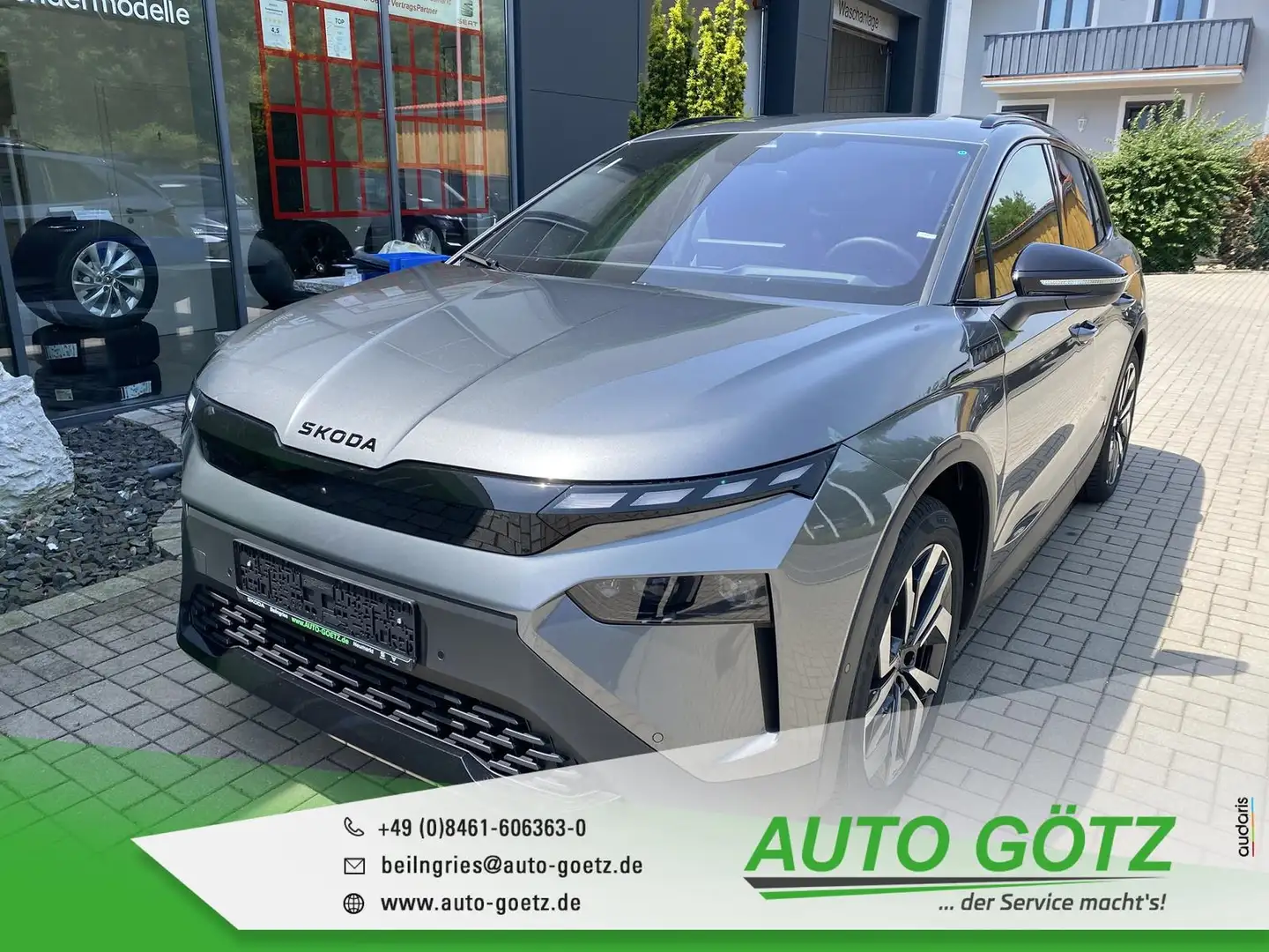 Skoda Elroq 85 Sportline Maxx Wärmepumpe*AHK-Vorb.*Navi*Matrix Grau - 1