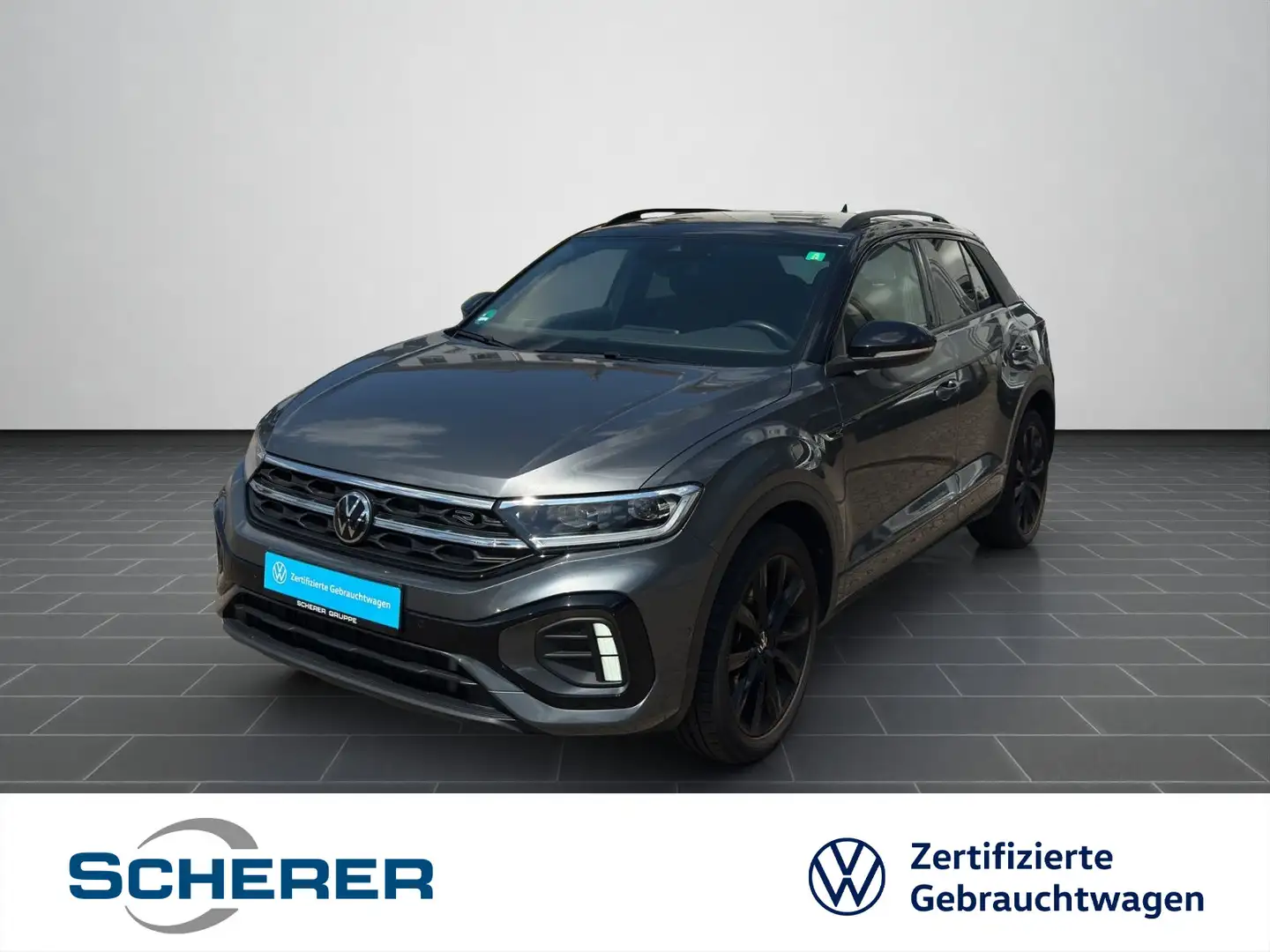 Volkswagen T-Roc R-Line 2.0 TSI DSG BLACK STYLE NAVI KEYLES Grau - 1