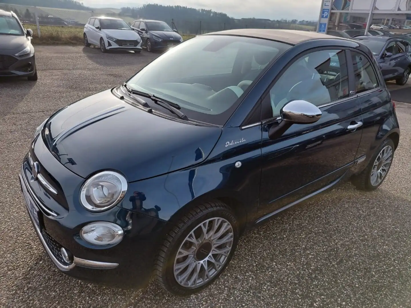 Fiat 500C Fire Fly Hybrid 70 Dolcevita Blau - 1