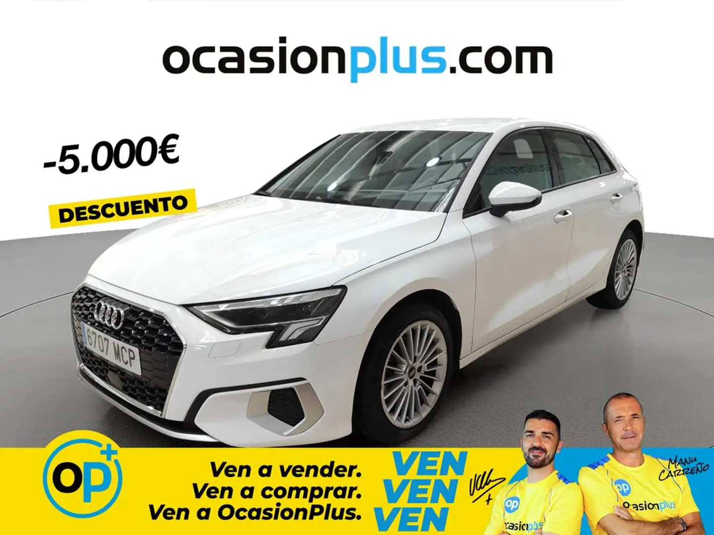 Audi A3 Sportback 35TDI Advanced S tronic Blanco - 1