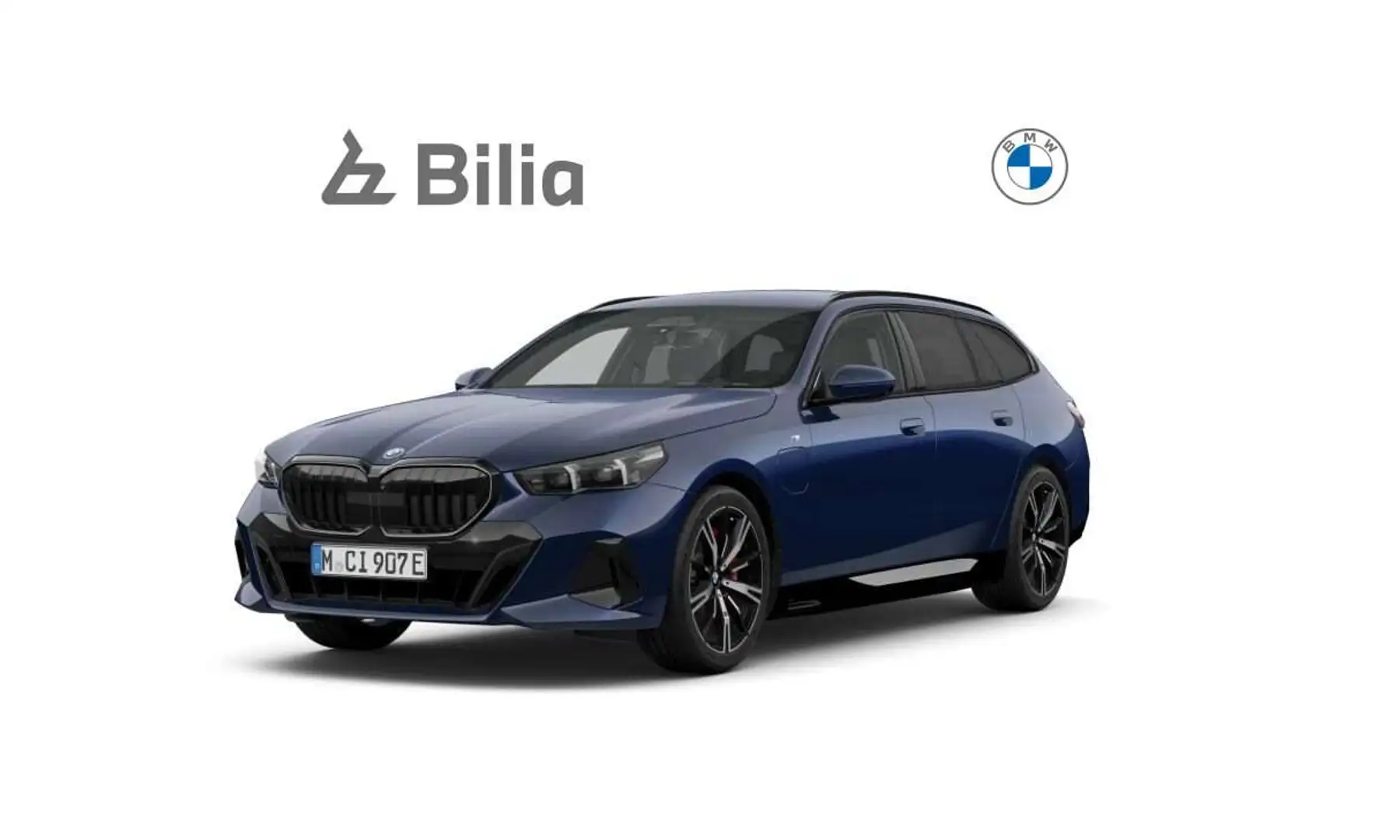 BMW 550 e xDrive MSport Bleu - 1