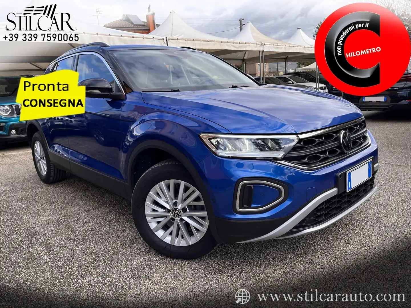 Volkswagen T-Roc 2.0 TDI Diesel DSG Automatico Life *PARI AL NUOVO* Bleu - 1