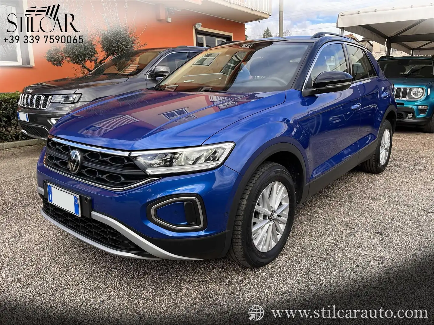 Volkswagen T-Roc 2.0 TDI Diesel DSG Automatico Life *PARI AL NUOVO* Bleu - 2