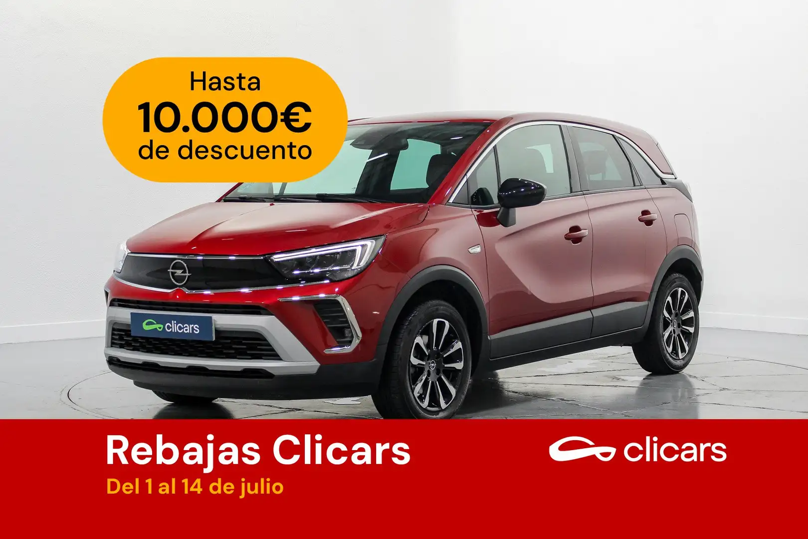 Opel Crossland 1.2 S&S Elegance Pack 110 Rojo - 1