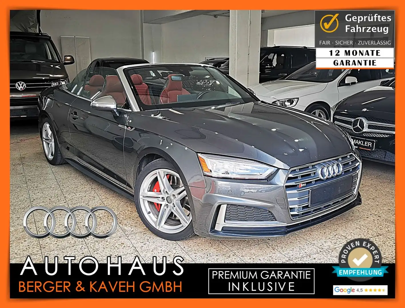 Audi S5 QUATTRO | LED | B&O | USA + [12M. GARANTIE] Grau - 1