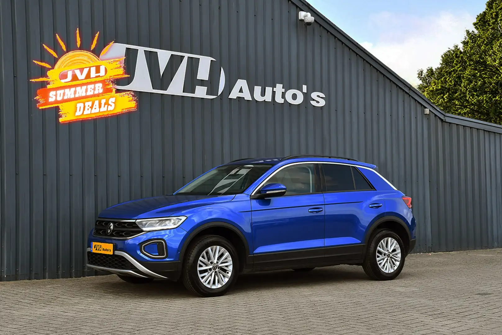 Volkswagen T-Roc 1.5 TSi 150pk AUT/DSG Life 08-2022 (Nw.Model) | Vi Blauw - 1