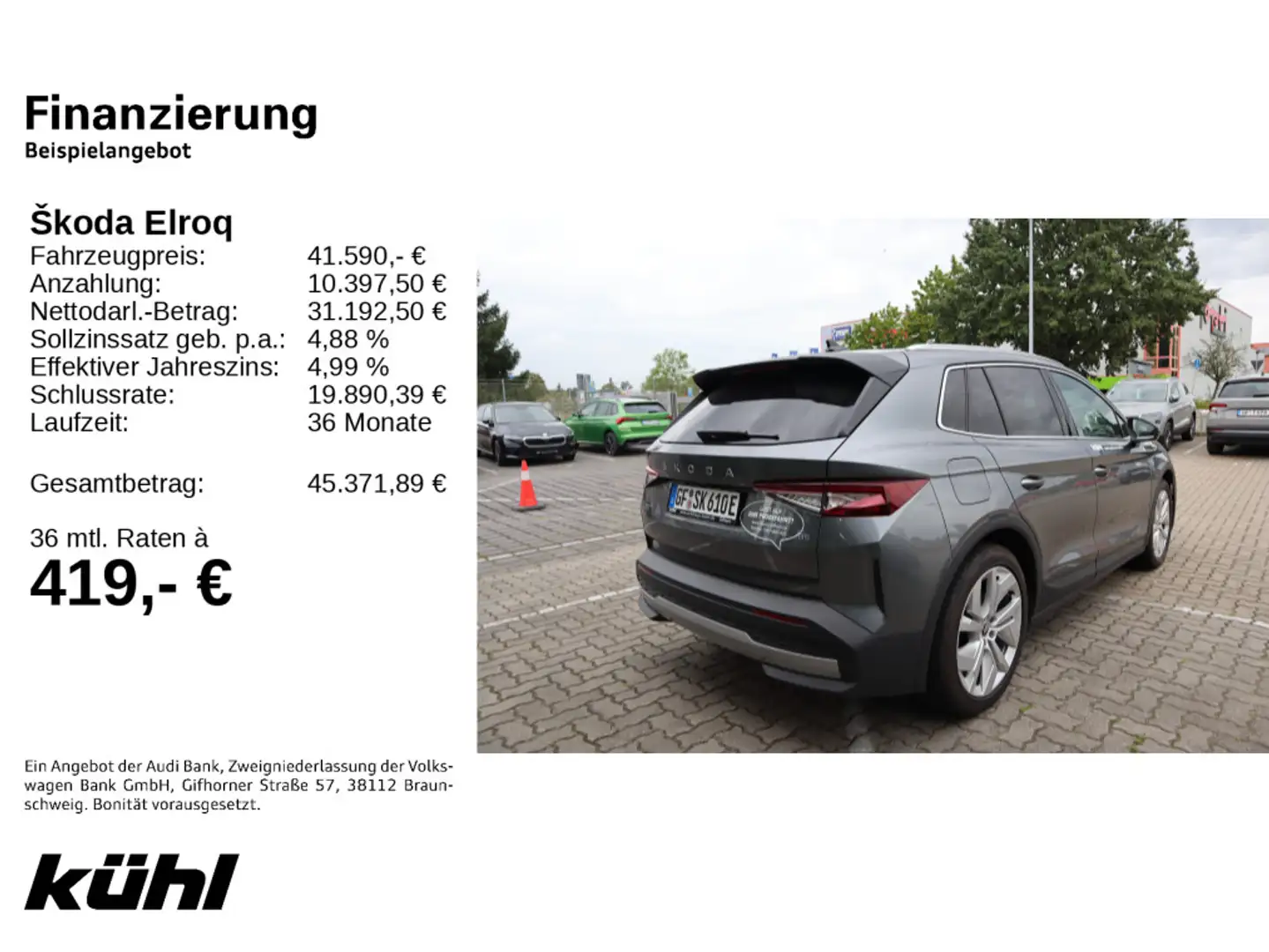 Skoda Elroq 85 Lodge Grau - 2