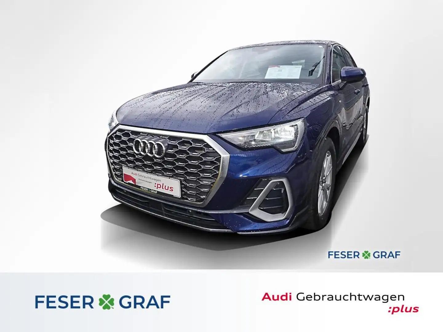 Audi Q3 Sportback 35 TFSI S tronic S Line Ext Kamera Bleu - 1