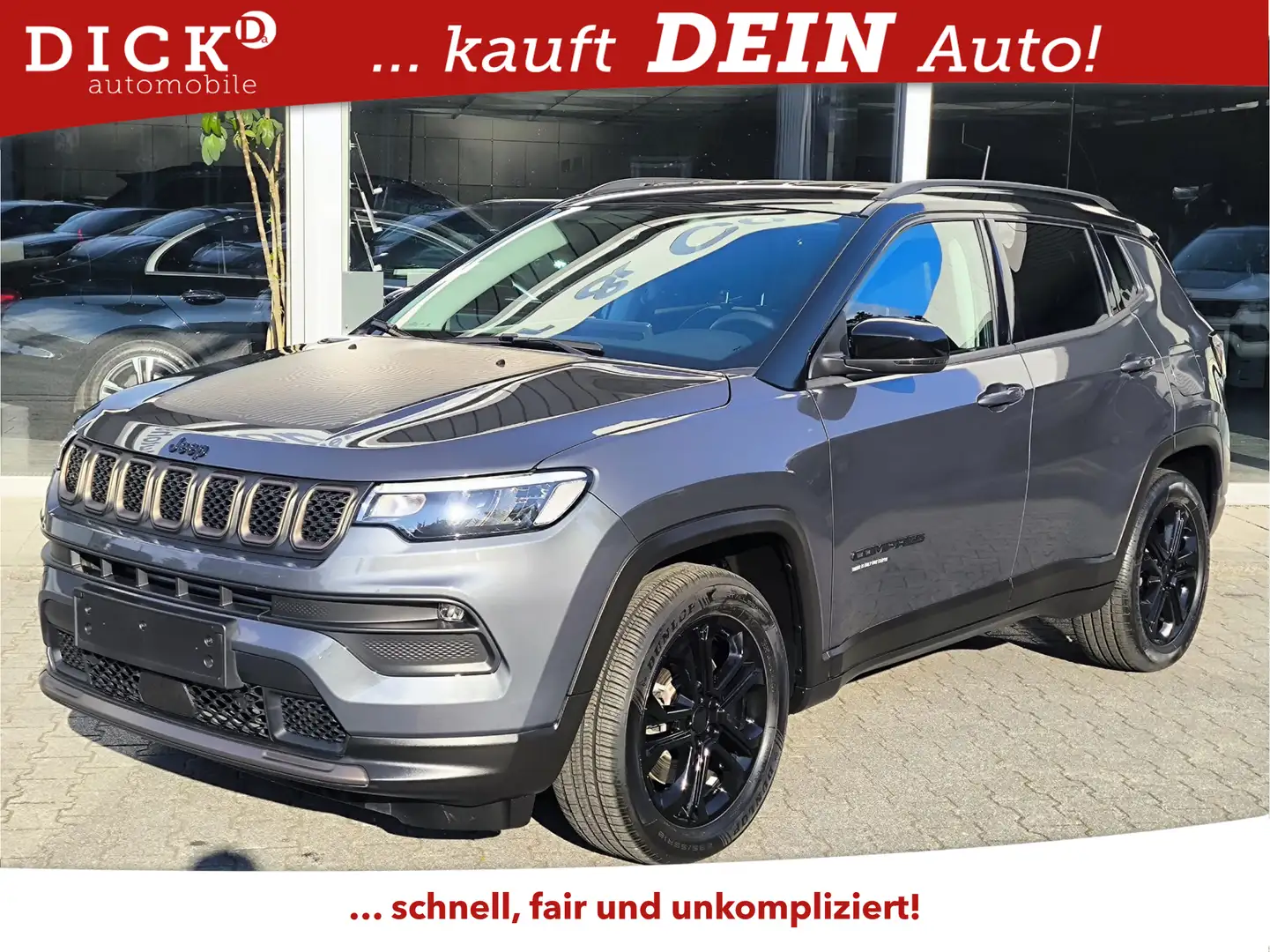 Jeep Compass Upland 4WD PHEV VIRTU+NAVI+SHZ+KAM+ACC+ Gris - 1
