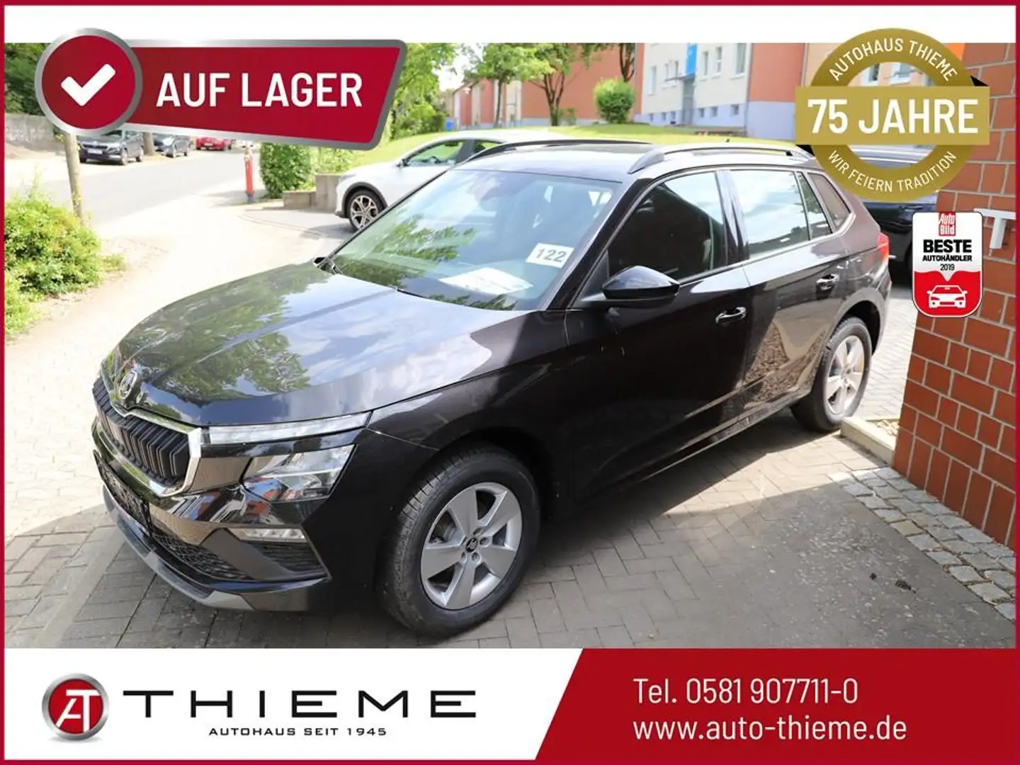Skoda Kamiq 130 Jahre 95PS TSI - RFK/App/SHZ/Climatronic/AH... Noir - 1