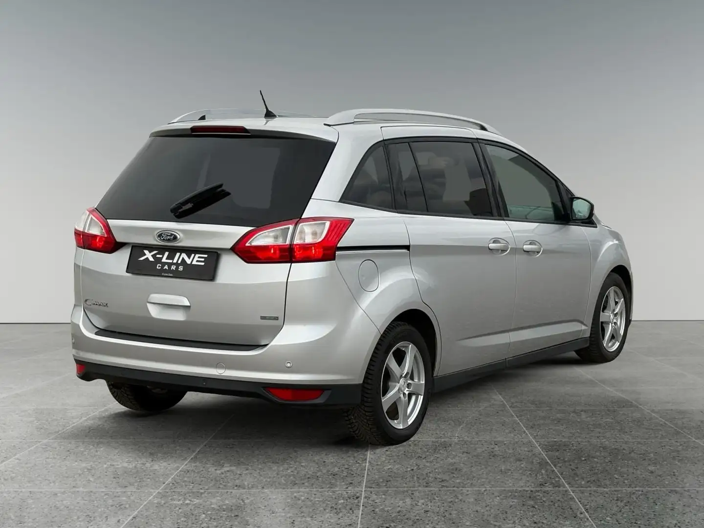 Ford Grand C-Max Sync Edition I 1.BESITZ I Gepflegt I Pickerl I PDC Silber - 2