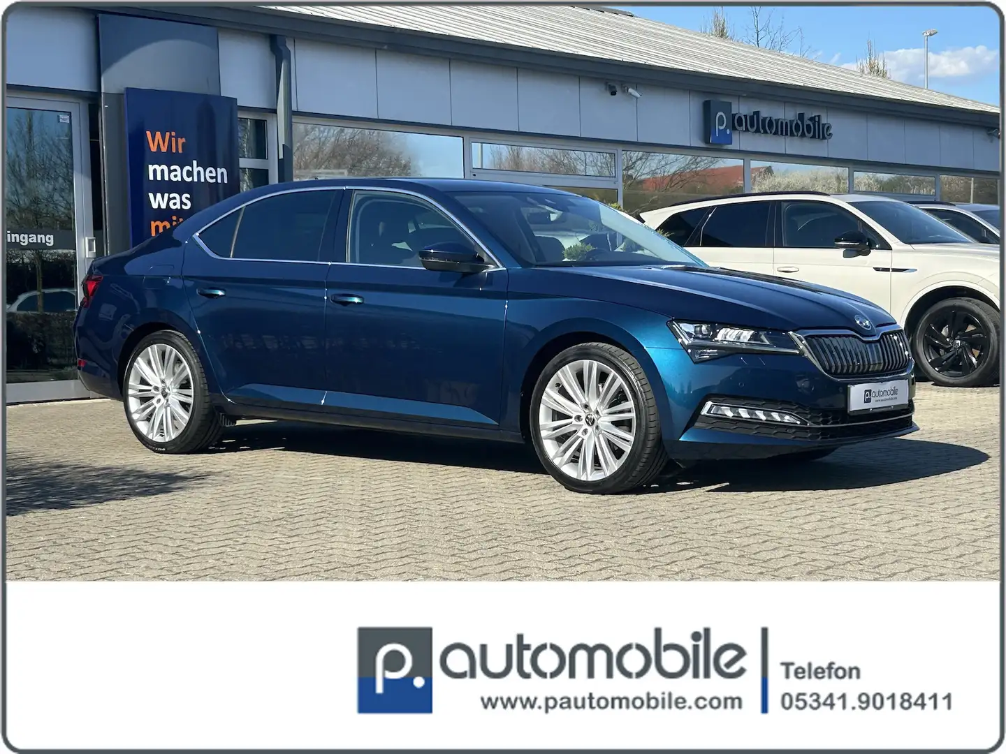 Skoda Superb 2.0 TDI DSG Style*DCC*VC*Keyless*Matrix* Azul - 1