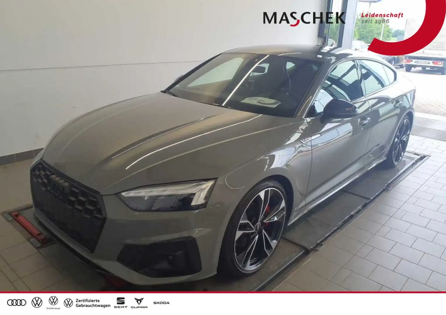Audi A5 Sportback S line comp. 45 TFSI quatt Matrix S-Sitz Grau - 1