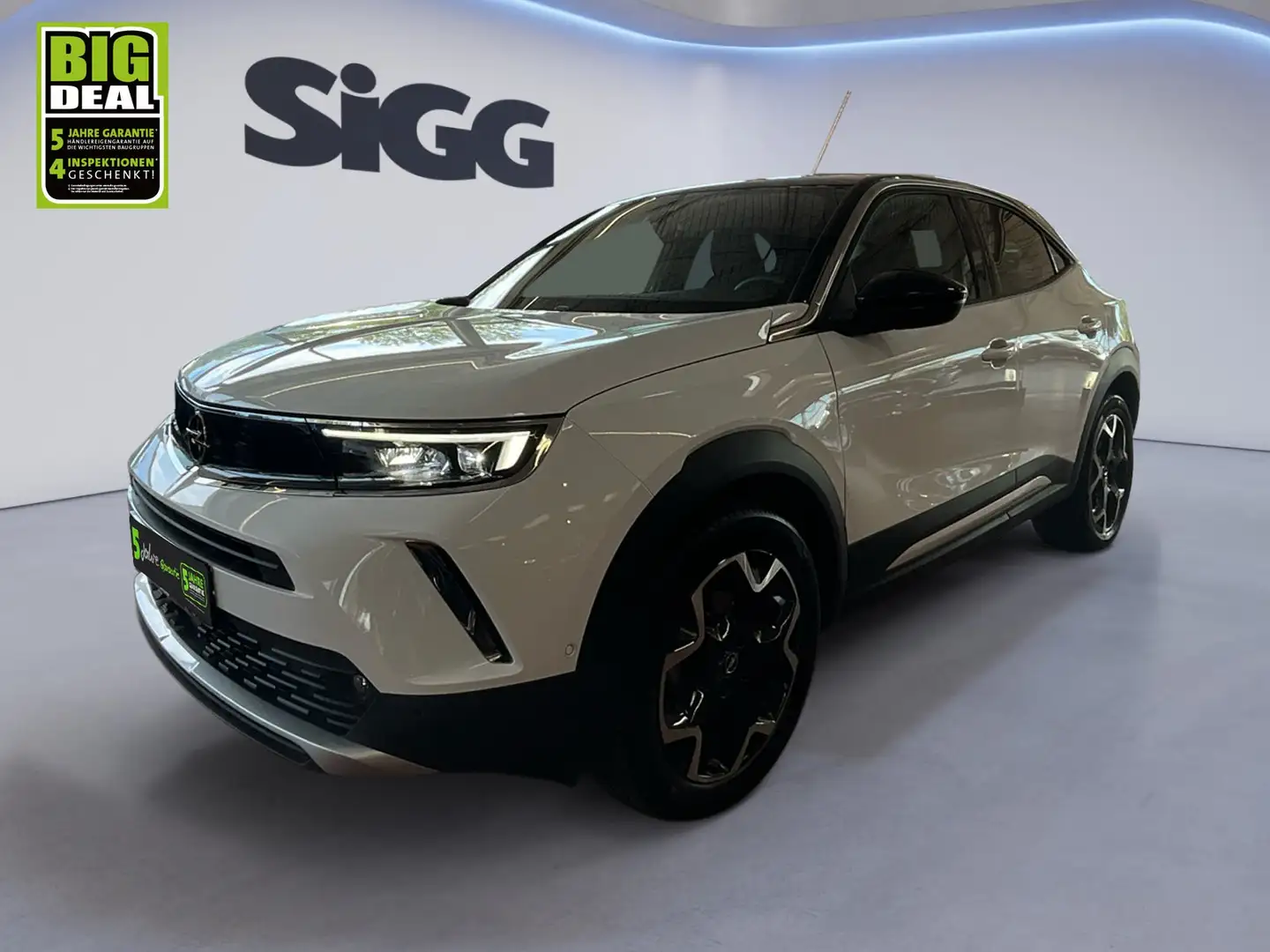 Opel Mokka 1.2 Turbo Ultimate Automatik NAV Kamera Weiß - 2