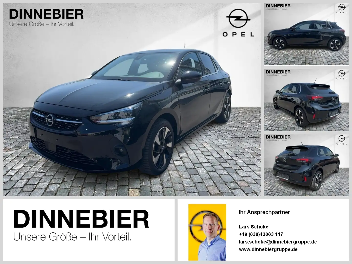 Opel Corsa-e Elegance (MJ21) FLA SpurH KlimaA Navi Schwarz - 1