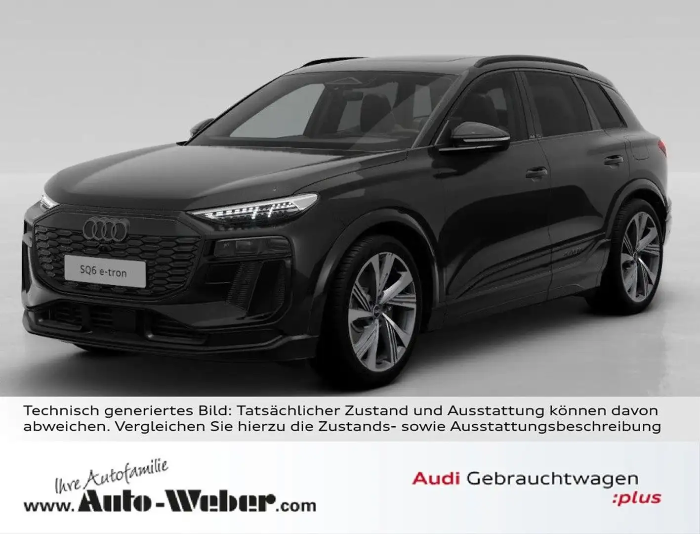 Audi SQ6 e-tron 360 kW qu PANO HuD B&O 360° MATRIX 21 Schwarz - 1