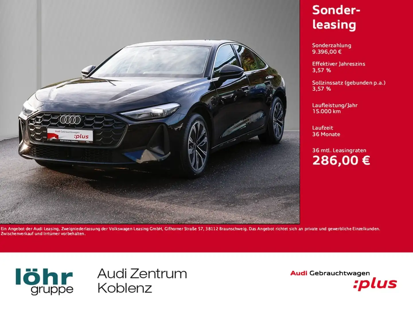 Audi A5 Limousine 2.0 TFSI quattro Kamera ACC Business Schwarz - 1