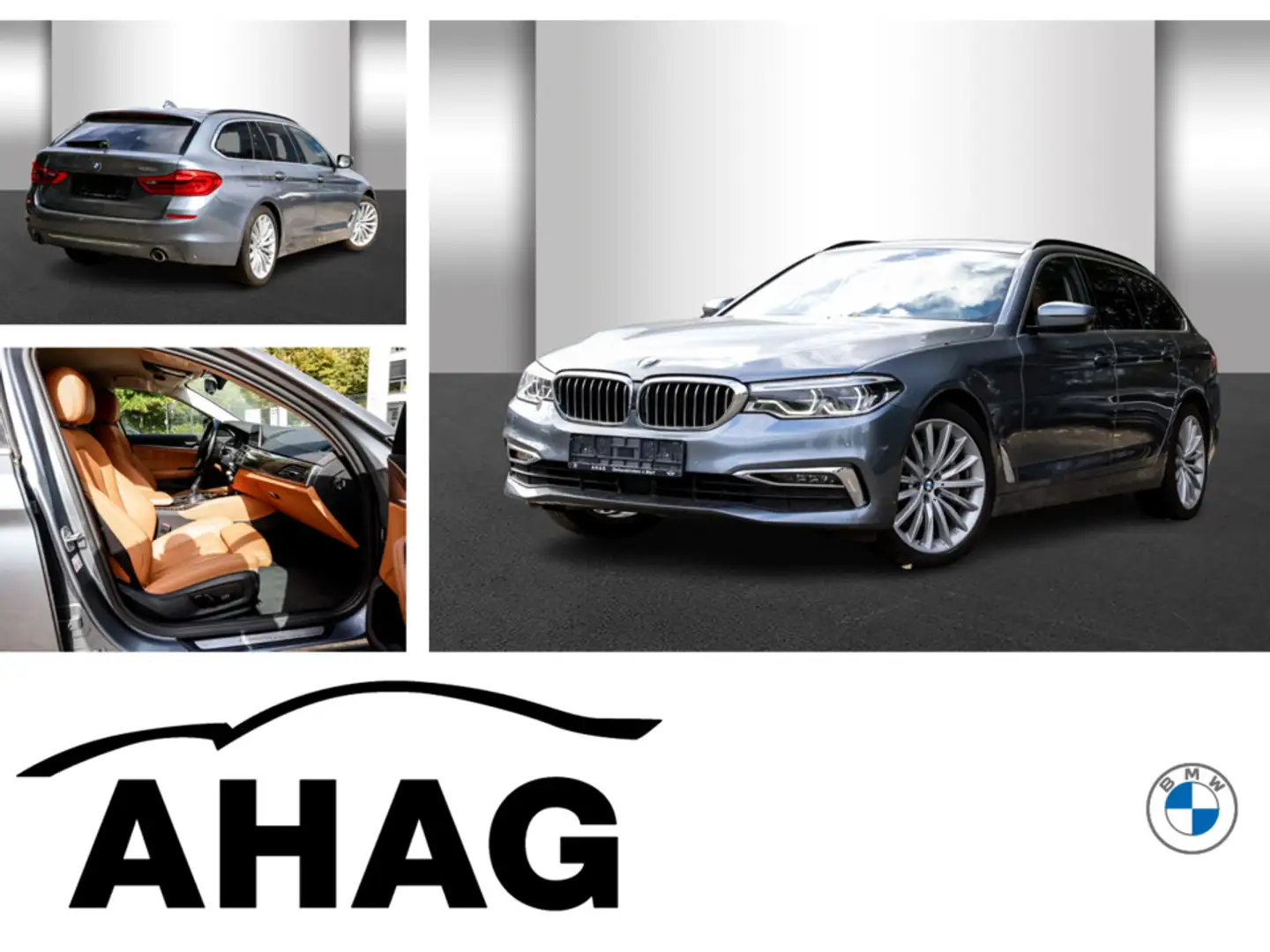 BMW 530 i xDrive Touring Luxury Line Innovationsp. Blau - 1