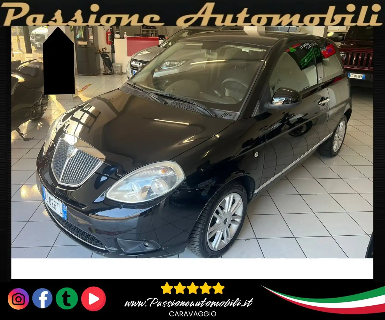 Lancia Ypsilon Ypsilon II 1.2 8v Diva 69cv Schwarz - 1