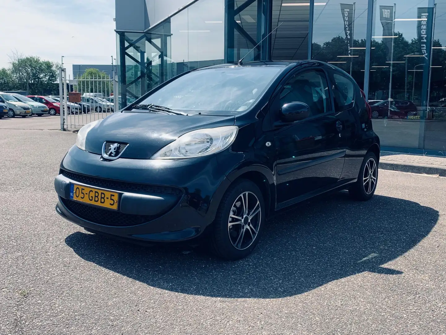 Peugeot 107 1.0-12V XS bj 2008 Airco niewe A,P,K is mogelijk Nero - 2