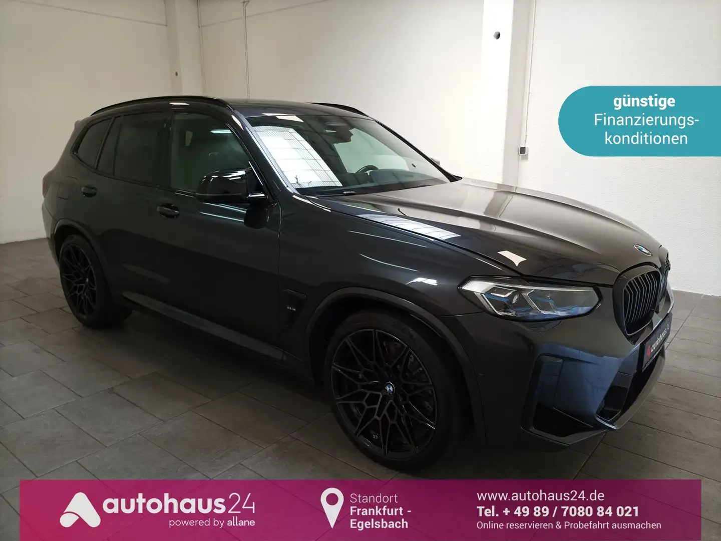 BMW X3 M xDrive Competition AHK|Navi|CAM|HUD|H&K Grau - 1