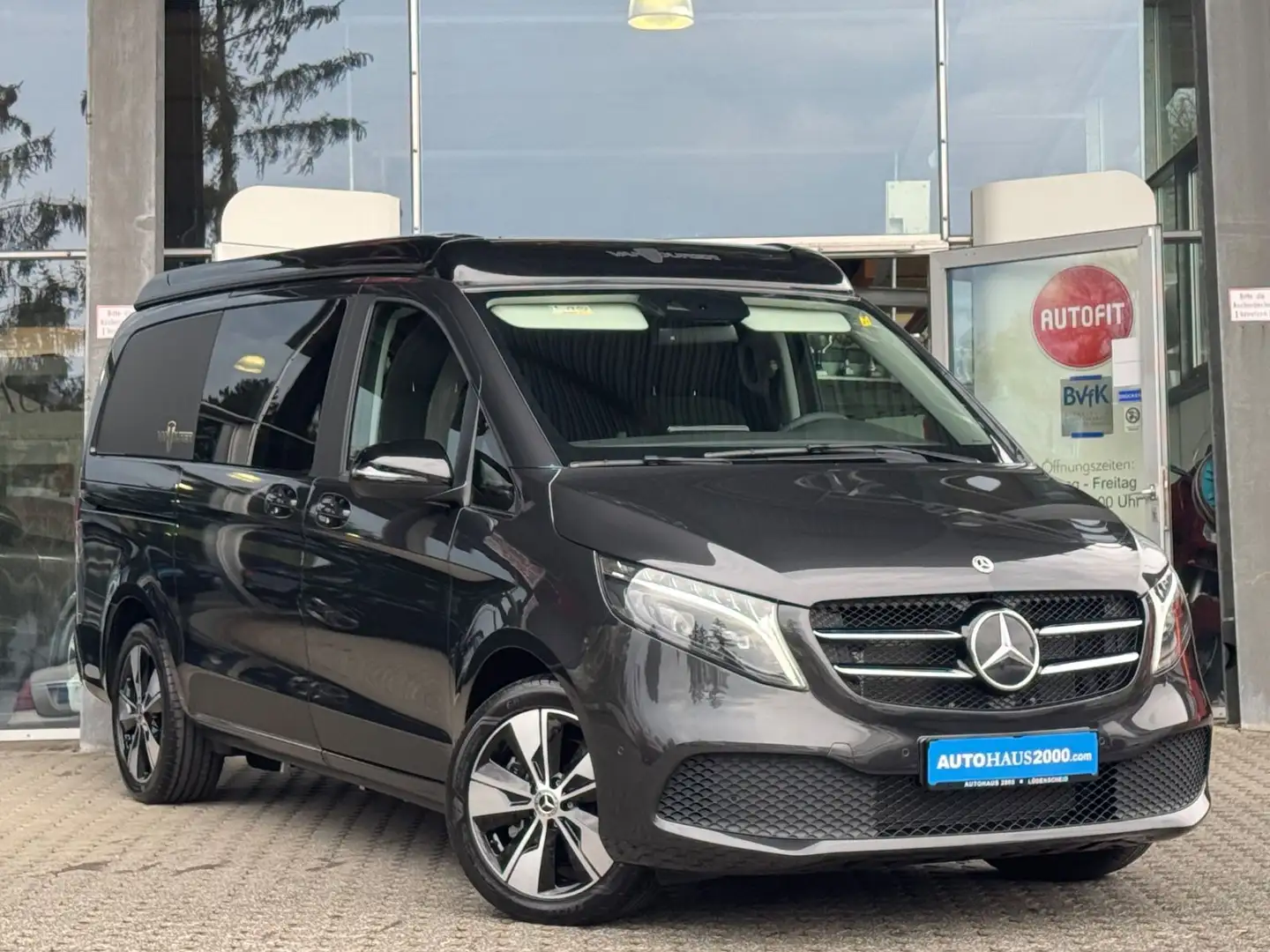 Mercedes-Benz V 250 d 9G-AUT. VANTOURER 4M LANG/WOHNMOBIL/NEU/ Šedá - 2