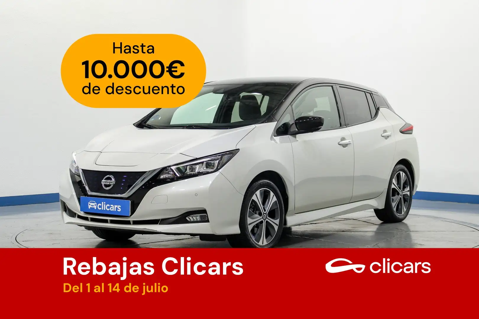 Nissan Leaf 40 kWh Tekna White - 1