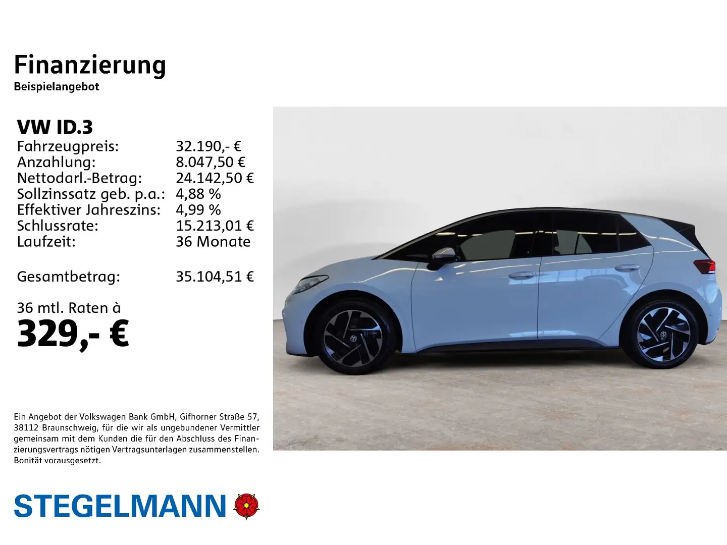 Volkswagen ID.3 Pro 150kW/58kWh *LED*Kamera*Navi*Sitzheizun Weiß - 2