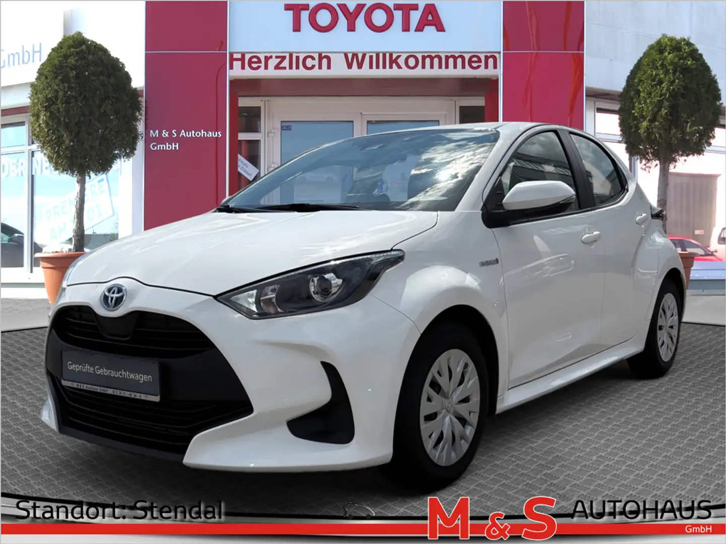 Toyota Yaris 1.5 Hybrid Comfort KLIMA RÜCKFAHRKAMERA Weiß - 1