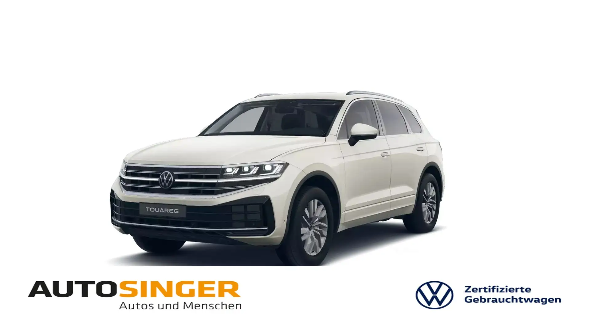 Volkswagen Touareg Elegance TDI tiptr. 4M *AHK*LUFTF*LEDER* Beige - 1