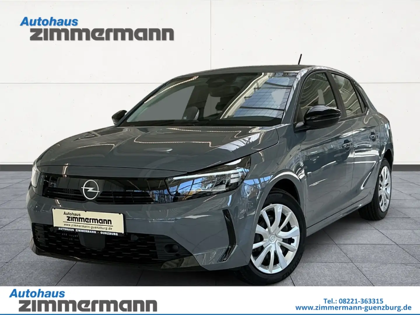 Opel Corsa 1.2 Turbo Edition Klima Sitzhzg CarPlay Android Au Gris - 1